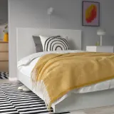 IKEA KLIPPOXEL (ИКЕА КЛИППОКСЕЛ) — Одеяло, бежево-желтое, 130x170 см — фото 4