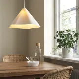 IKEA ZEBRASÄV (ИКЕА ЗЕБРАСЭВ) — Подвесной светильник, белый/пластик, 46 см — фото 3