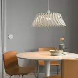 IKEA YTLÄGE (ИКЕА УТЛЭГЕ) — Подвесной светильник, белый, 43 см — фото 2
