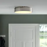IKEA VIRRMO (ИКЕА ВИРРМО) — Потолочный светодиодный светильник, никелированный, 36 см 800 лм — фото 2