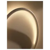 IKEA VARMBLIXT (ИКЕА ВАРМБЛИКСТ) — Светодиодный настенный светильник, белый металл/колесо — фото 3