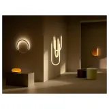 IKEA VARMBLIXT (ИКЕА ВАРМБЛИКСТ) — Светодиодный настенный светильник, белый металл/колесо — фото 5