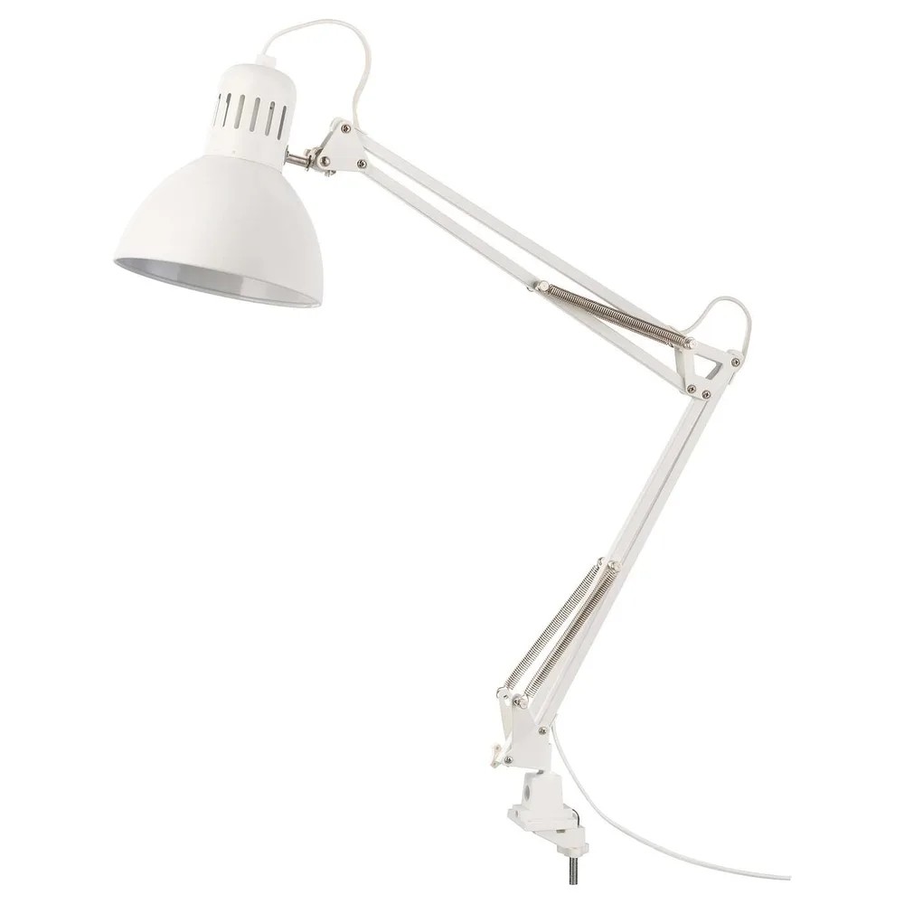 IKEA TERTIAL (ИКЕА ТЕРТИАЛ) — Настольная лампа, белая