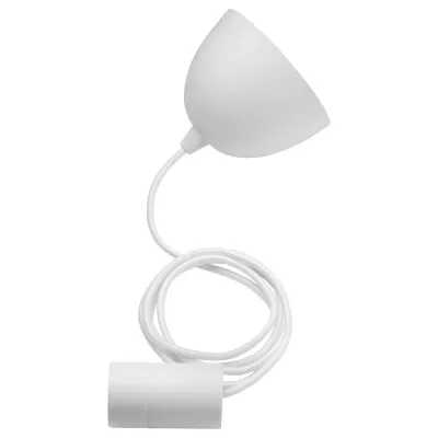 IKEA SUNNEBY (ИКЕА СУННЕБЙ) — Держатель кабеля, белая ткань, 1,8 м