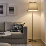 IKEA SKOTTORP (ИКЕА СКОТТОРП) — Абажур, светло-серый, 42 см — фото 2