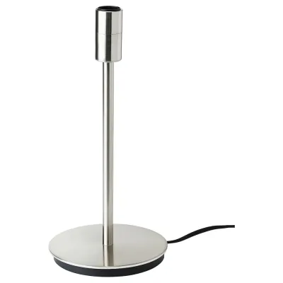 IKEA SKAFTET (ИКЕА СКАФТЕТ) — Основание настольной лампы, никелированное, 30 см