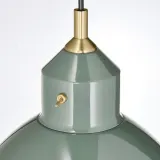 IKEA RÖDFLIK (ИКЕА РОДФЛИК) — Подвесной светильник, серо-зеленый — фото 5