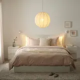 IKEA REGNSKUR (ИКЕА РЕГНСКУР) — Абажур для подвесного светильника, круглый белый, 50 см — фото 2