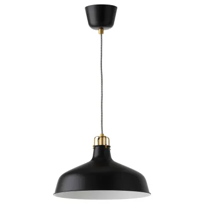 IKEA RANARP (ИКЕА РАНАРП) — Подвесной светильник, черный, 38 см