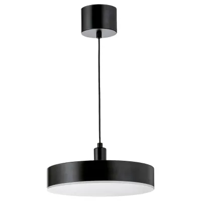 IKEA NYMÅNE (ИКЕА НУМОНЕ) — Светодиодный подвесной светильник, беспроводная регулировка яркости белый спектр/антрацит, 38 см