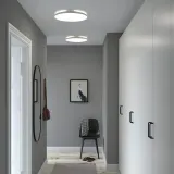 IKEA NYMÅNE (ИКЕА НУМОНЕ) — Потолочный светодиодный светильник, белый, 45 см — фото 3
