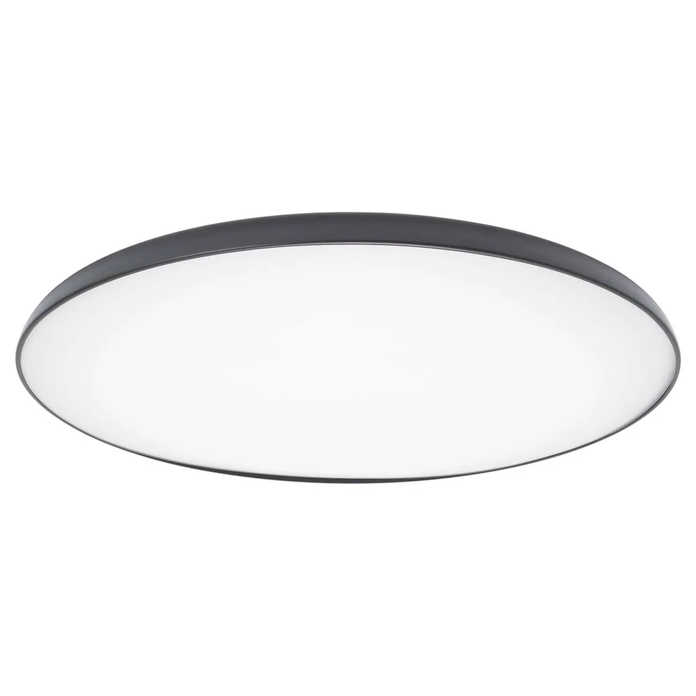 IKEA NYMÅNE (ИКЕА НУМОНЕ) — Потолочный светодиодный светильник, антрацит, 45 см