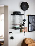 IKEA NÄVLINGE (ИКЕА НЭВЛИНГЕ) — Светодиодный прожектор на кронштейне, черный — фото 3