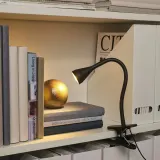 IKEA NÄVLINGE (ИКЕА НЭВЛИНГЕ) — Светодиодный прожектор на кронштейне, черный — фото 4