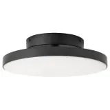 IKEA KABOMBA (ИКЕА КАБОМБА) — Потолочный светодиодный светильник, матовый/черный, 36 см — фото 1