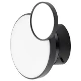 IKEA KABOMBA (ИКЕА КАБОМБА) — Светодиодный настенный светильник с зеркалом, с возможностью регулировки яркости Матовый/черный, 20 см — фото 1