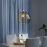 IKEA JAKOBSBYN (ИКЕА ЙАКОБСБЙН) — Абажур для подвесной лампы, затемненный, 30 см — фото 2