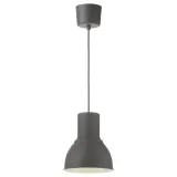 IKEA HEKTAR (ИКЕА ХЕКТАР) — Подвесной светильник, темно-серый, 22 см — фото 1