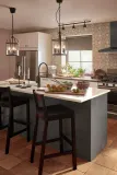 IKEA GALJON (ИКЕА ГАЛЙОН) — Подвесной светильник, черный/прозрачное стекло, 25 см — фото 6