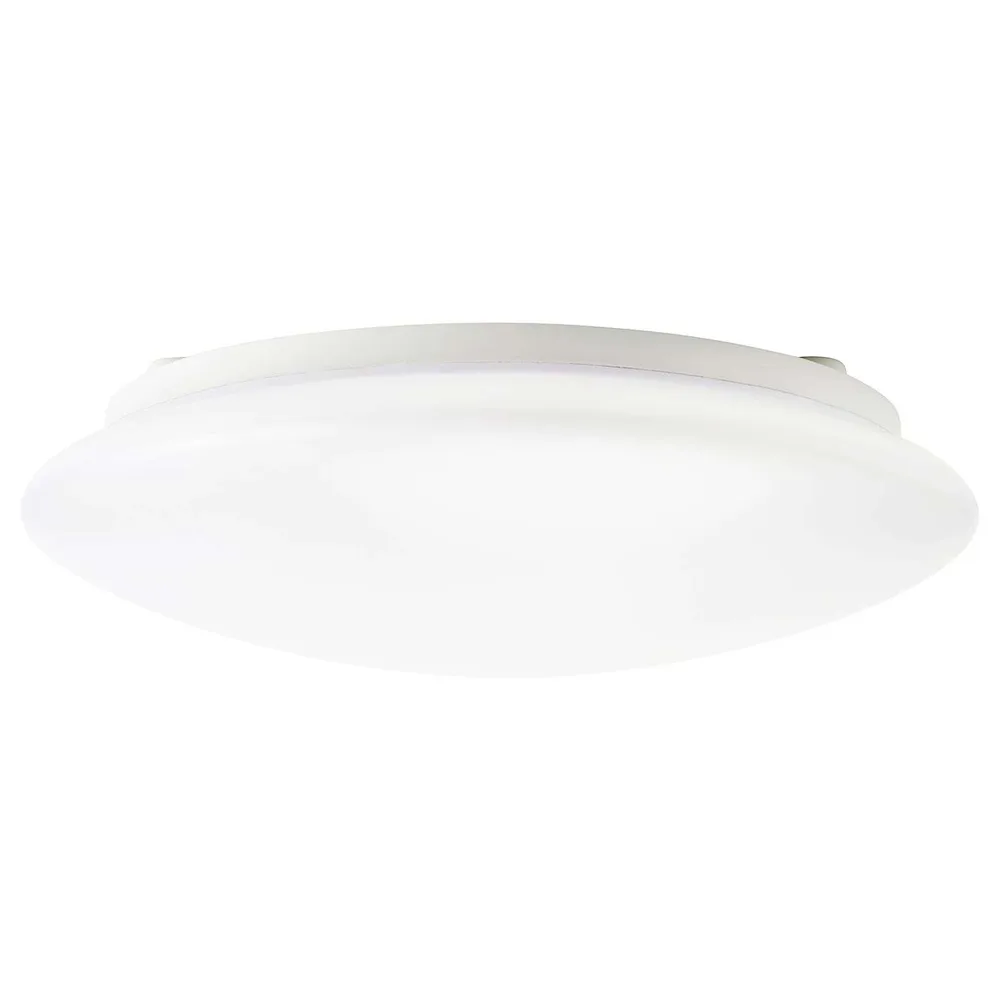 IKEA BARLAST (ИКЕА БАРЛАСТ) — Светодиодный потолочный/настенный светильник, белый, 25 см