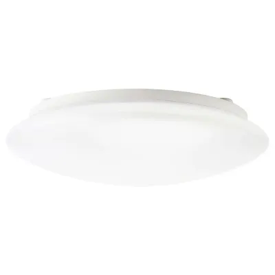 IKEA BARLAST (ИКЕА БАРЛАСТ) — Светодиодный потолочный/настенный светильник, белый, 25 см