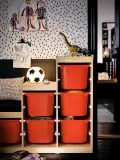 IKEA ÄNGARNA (ИКЕА ЭНГАРНА) — Светодиодная настольная лампа, узор в виде шара — фото 4
