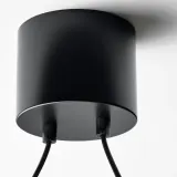 IKEA ACKJA (ИКЕА АСКЙА) — Подвесной светильник, волна/черный, 60 см — фото 5