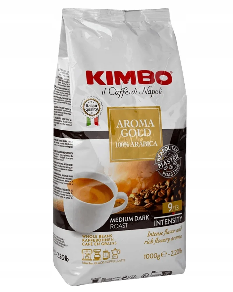 Кофе в зернах Kimbo Aroma Gold 1 кг