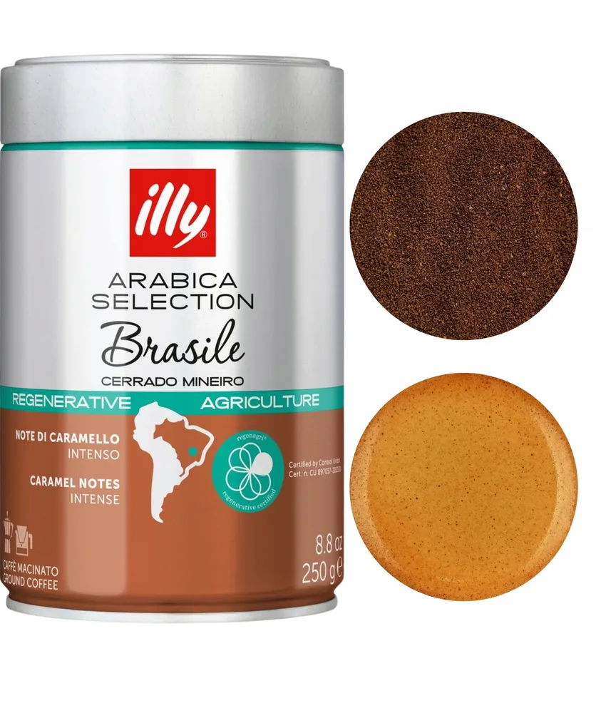 Illy Brasile молотый кофе арабика 250 г