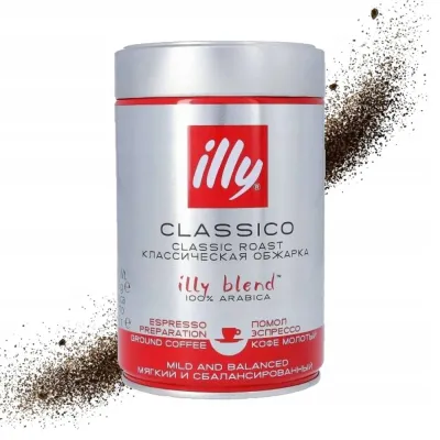 Кофе illy Espresso Classico 100% Арабика молотый 250 г