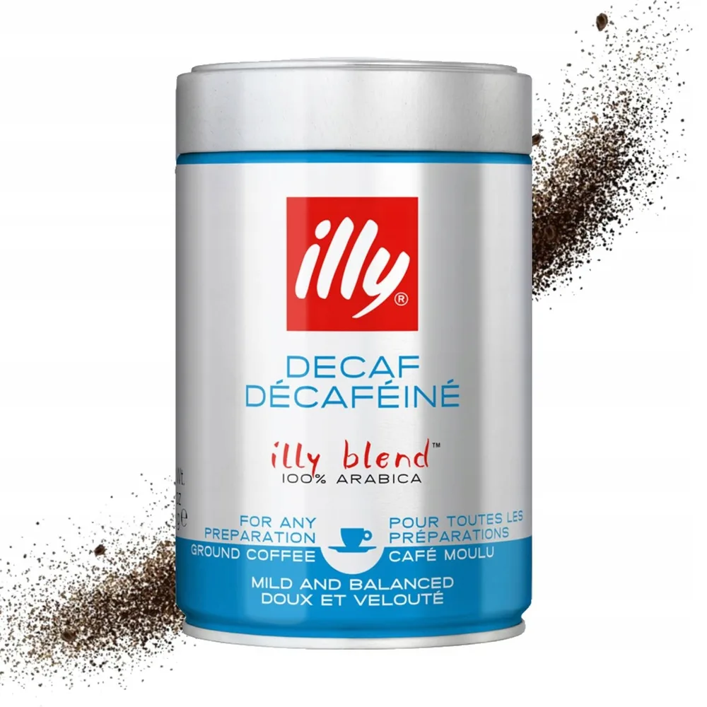 Кофе illy Decaf без кофеина молотый 100 арабика 250 г