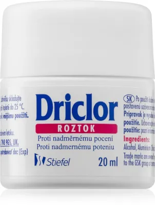 Driclor Solution - Рулонный антиперспирант против повышенного потоотделения, 20 мл