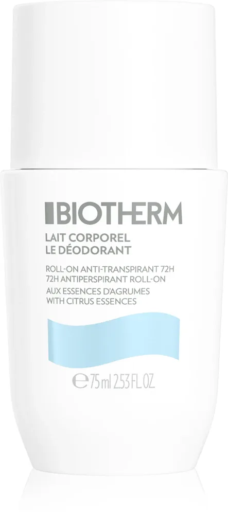 Biotherm Lait Corporel Le Deodorant - Рулонный антиперспирант без парабенов, 75 ml