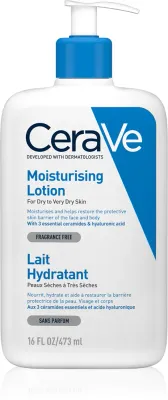 CeraVe Moisturizers Lotion - Увлажняющее молочко для лица и тела для сухой и очень сухой кожи, 473 мл (CEV01990)