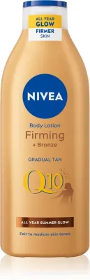 NIVEA Q10 Firming + Bronze - Тонизирующее молочко с укрепляющим эффектом, 400 мл