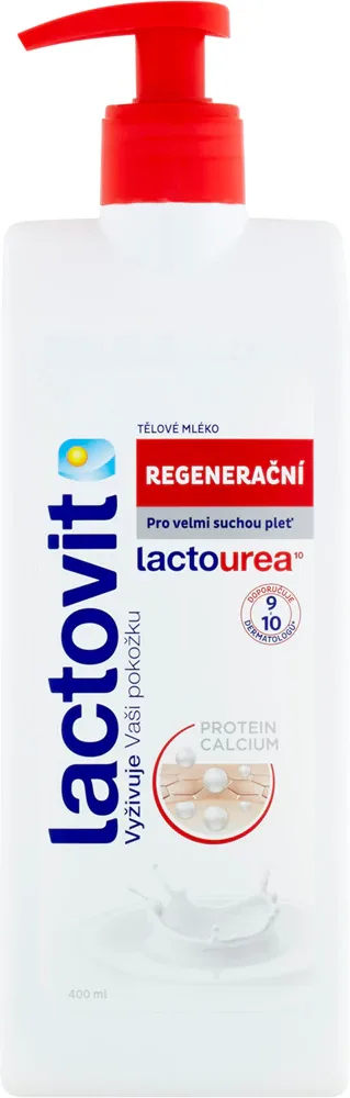Lactovit LactoUrea - Восстанавливающее молочко для тела с дозатором, 400 ml