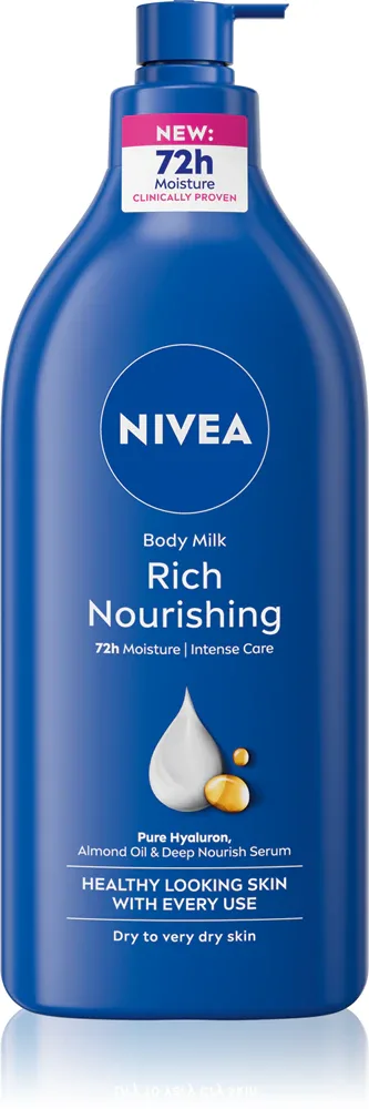 NIVEA Body Milk - питательное молочко для тела, 625 ml