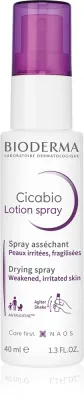 Bioderma Cicabio Lotion Spray - Подсушивающий и успокаивающий спрей для раздраженной кожи, 40 мл