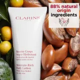 Clarins Moisture-Rich Body Lotion - питательное молочко для тела, 200 ml — фото 7