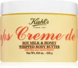 Kiehl's Creme de Corps Soy Milk & Honey Whipped Body Butter - Масло для тела с маслом ши, 226 g — фото 1