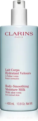 Clarins Body-Smoothing Moisture Milk with Aloe Vera - Увлажняющее молочко для тела с алоэ вера, 400 ml