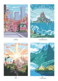 Раскраска по номерам Hachette Coloriages mystères Disney - Les plus beaux paysages Disney (Самые красивые пейзажи Disney), 112 стр. (предзаказ, отправка с 9 октября) — фото 3