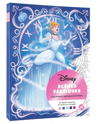 Hachette раскраска по номерам DISNEY - Coloriages Magiques - Mystères - Compilation (Сборник), 128 стр.