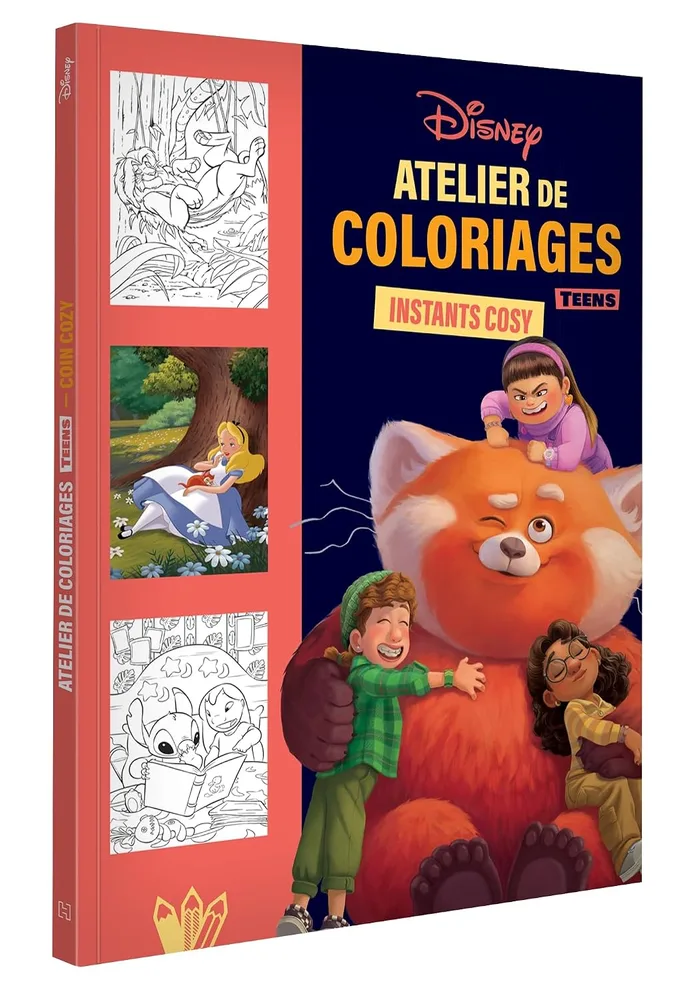 Hachette раскраска по номерам DISNEY TEENS - Atelier de coloriages - Instants cosy (Уютные моменты)