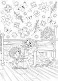 Hachette раскраска по номерам DISNEY TEENS - Atelier de coloriages - Instants cosy (Уютные моменты) — фото 4