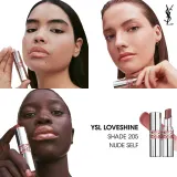 Yves Saint Laurent Loveshine Lipstick - Увлажняющая блестящая помада, оттенок 205 Nude Self — фото 4