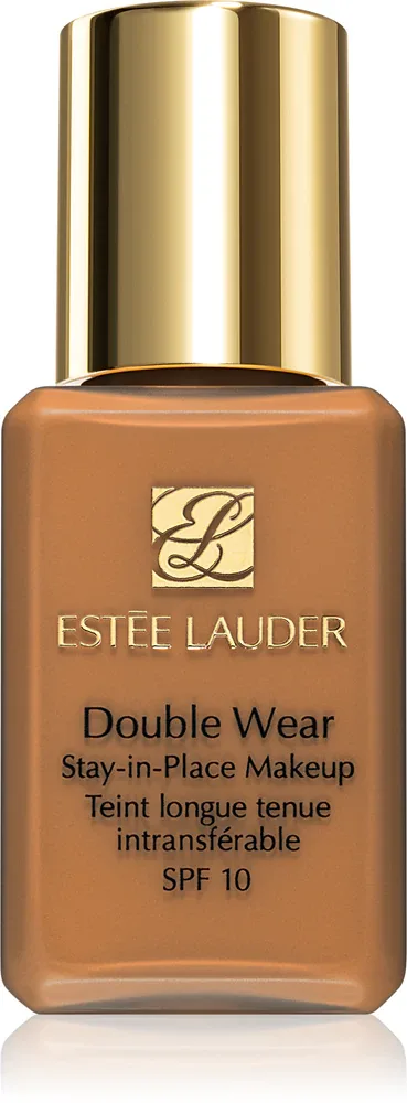 Estee Lauder Double Wear Stay-in-Place Mini - Тональная основа с защитным фактором SPF 10, 15 мл, оттенок 5W2 Rich Caramel