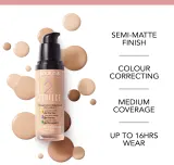 Bourjois 123 Perfect - Тональный флюид для идеального вида, 30 мл, оттенок 52 Vanille SPF 10 — фото 3