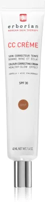 Erborian CC Creme Centella Asiatica - Крем для лица, выравнивающий тон и осветляющий кожу SPF 25, большой объем, оттенок Deep