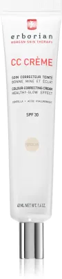 Erborian CC Creme Centella Asiatica - Крем для лица, выравнивающий тон и осветляющий кожу SPF 25, большой объем, оттенок Porcelain